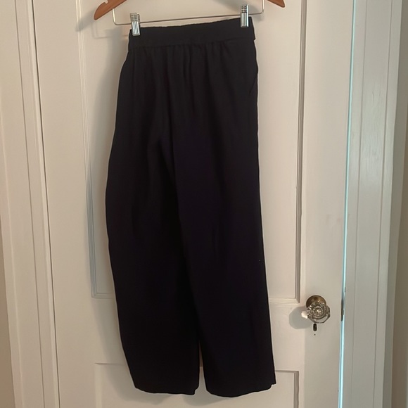 Jcrew Navy Blue Linen Pants size 0 - Picture 4 of 4